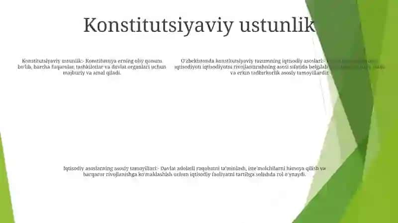 O'Zbekiston Respunlikasi Konstitutsiyaviy Tizimining Iqtisodiy Negizlari 4