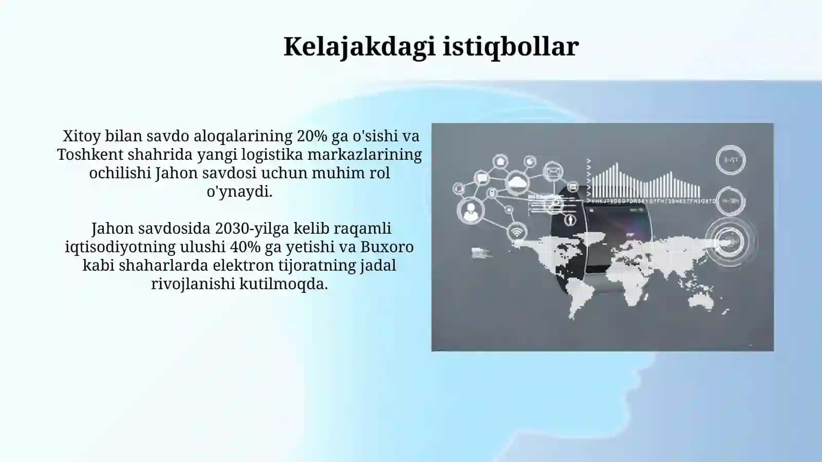 Jahon tovar va xizmatlar savdosining rivojlanish tendensiyalari 4