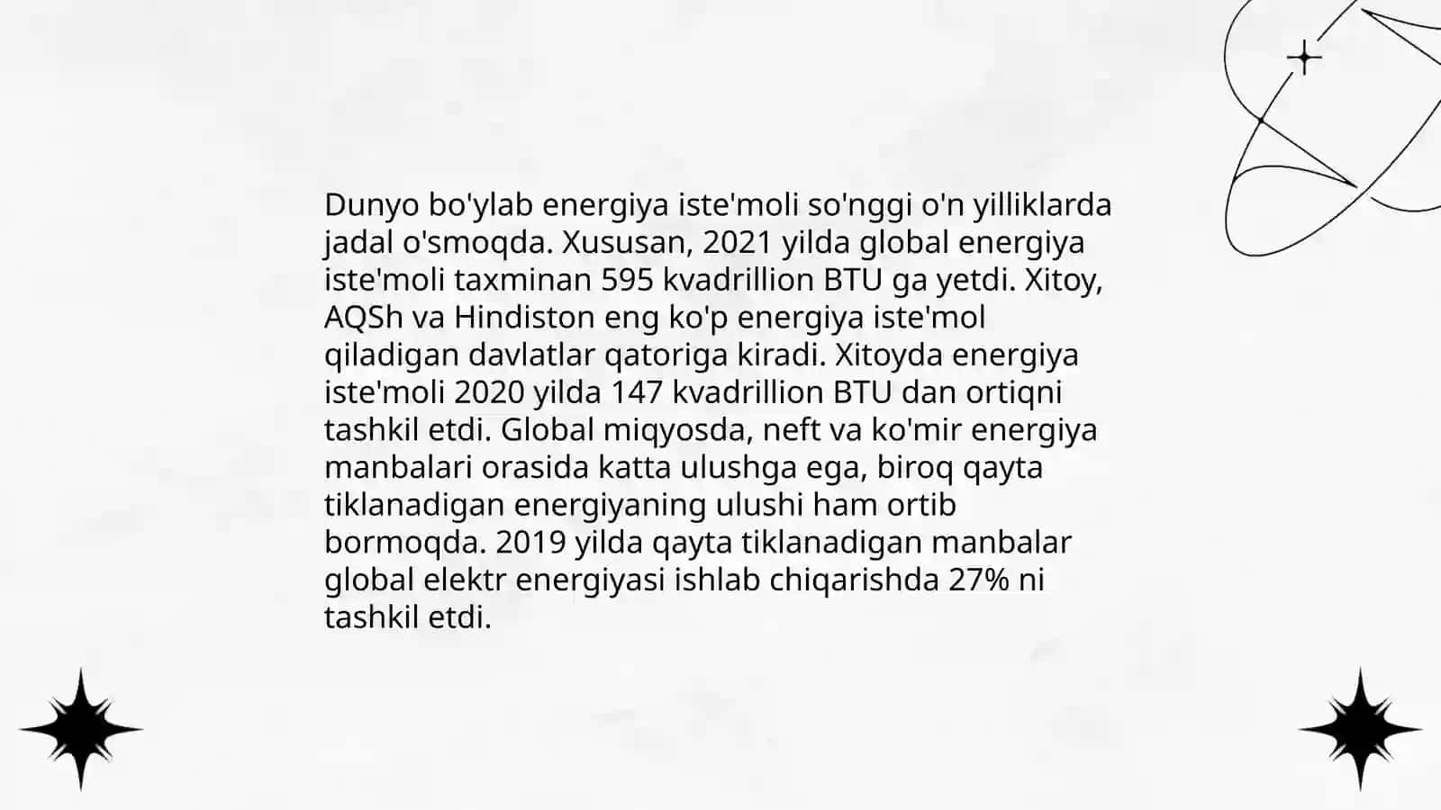 Jahon davlatlarining energiya balansi tahlili 4