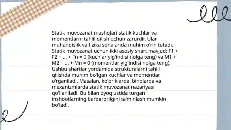Muazonat saqlash mashqlarini bajarish 4