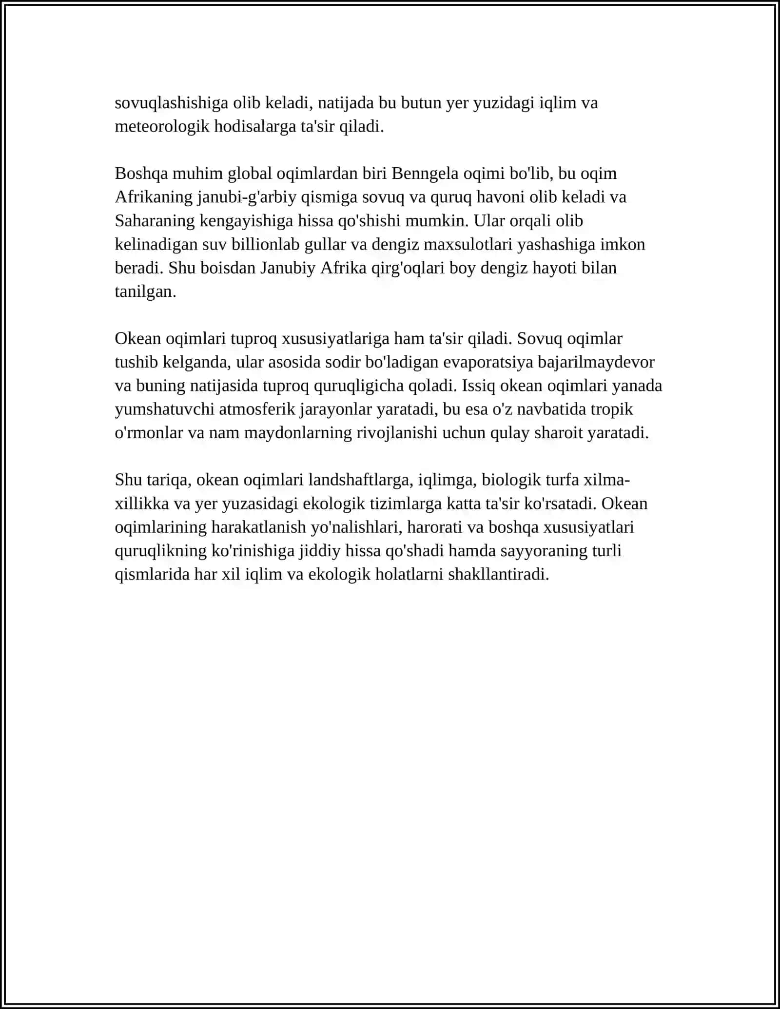 OKEAN OQIMLARI VA ULARNING LANDSHAFTLARGA TA’SIRI 4