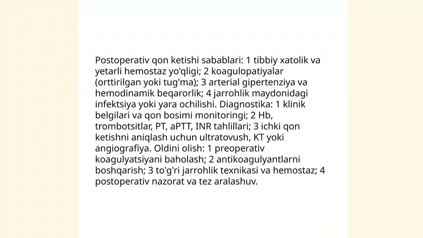 Amaliyotdan keyingi asoratlar va ularning profilaktikasi 4
