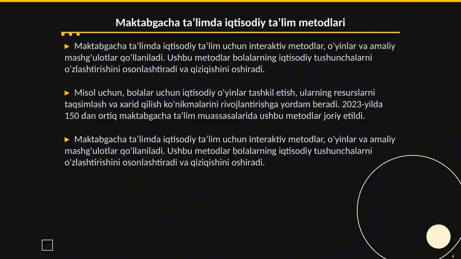 Iqtisodiy Tarbiya Tushunchasi va Ahamiyati 4