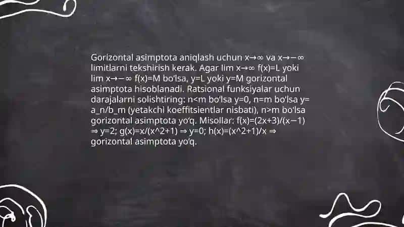 Asimtotalar 4