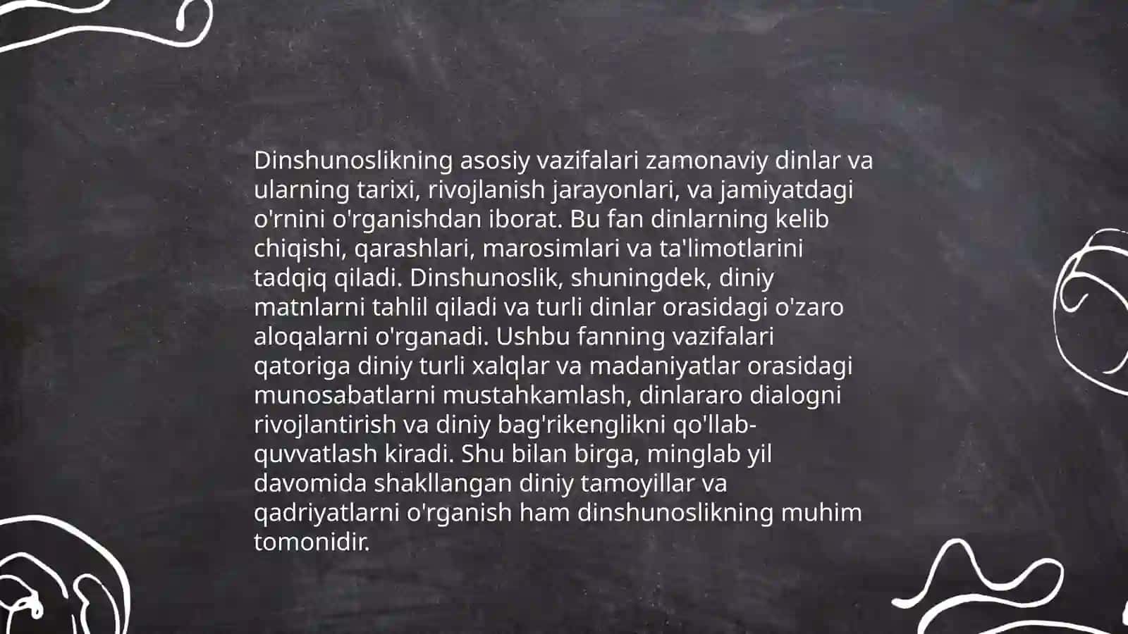 Dinshunoslik fani maqsadi va vazifalari 4