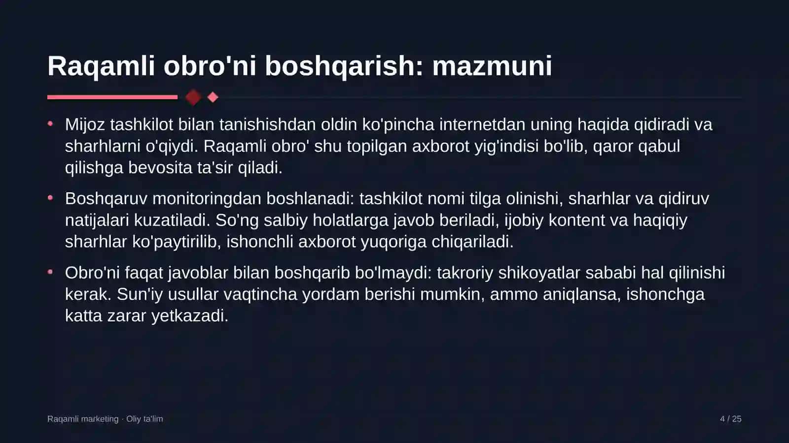 Blokcheyn loyihalarida raqamli obro'ni boshqarish 4