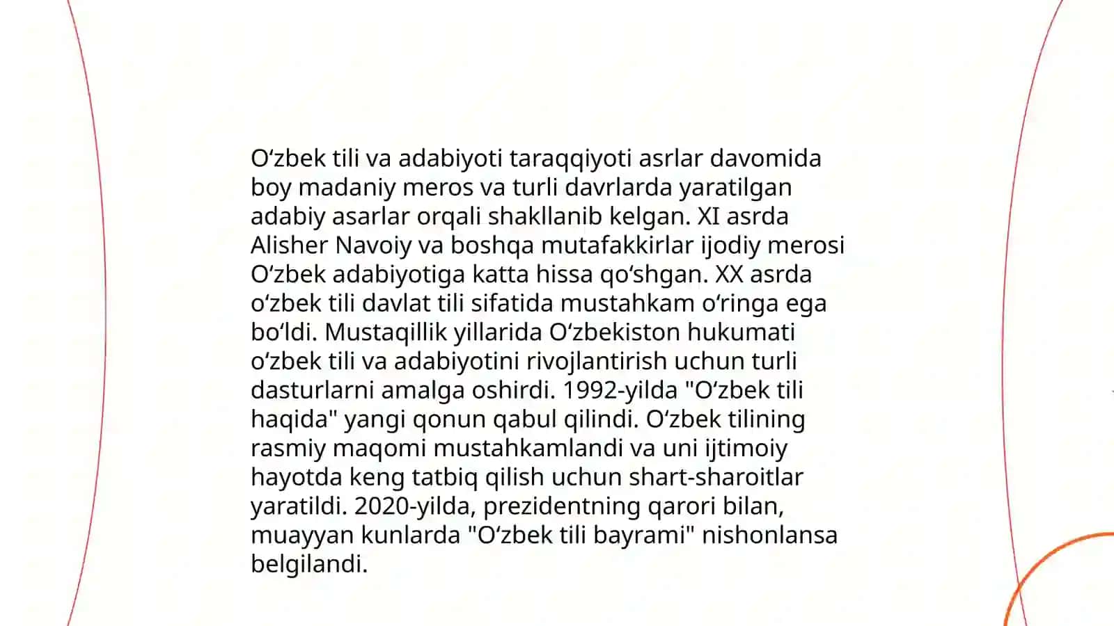 Mustaqillik yillarida O‘zbekistondagi ma’naviy va madaniy taraqqiyot 4