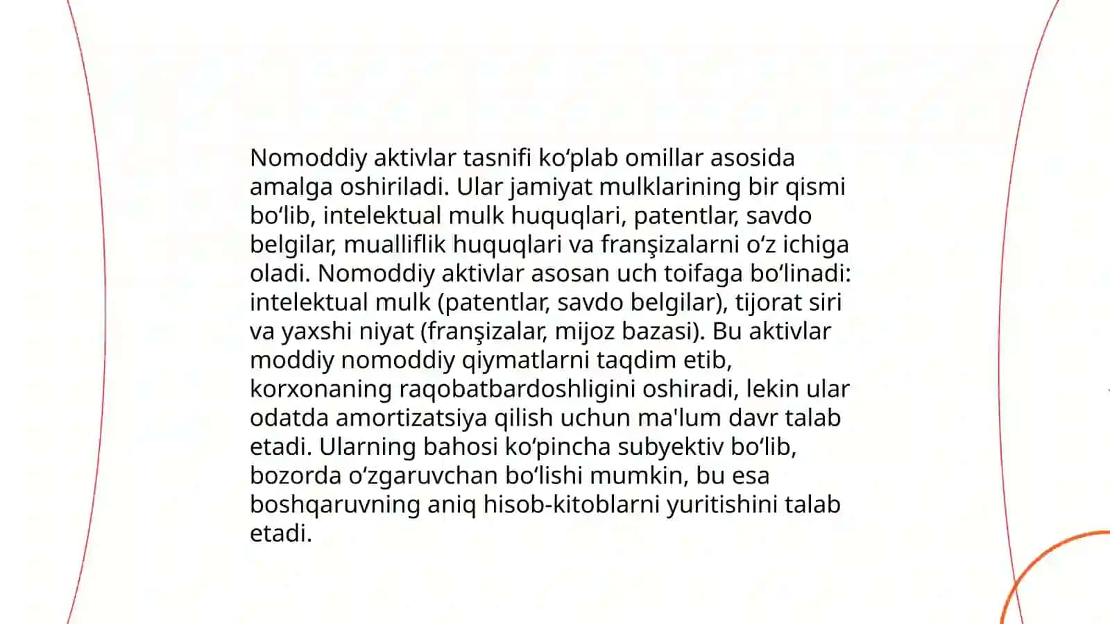 Nomoddiy Aktivlar Hisobi 4
