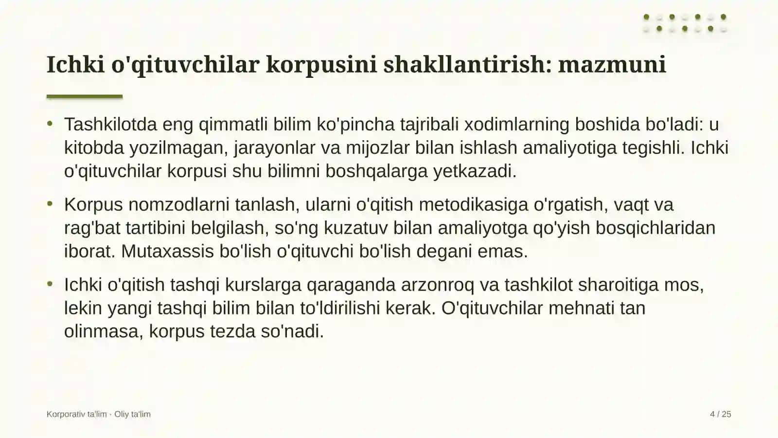 sport tovarlari do'konlarida ichki o'qituvchilar korpusini shakllantirish 7487 4