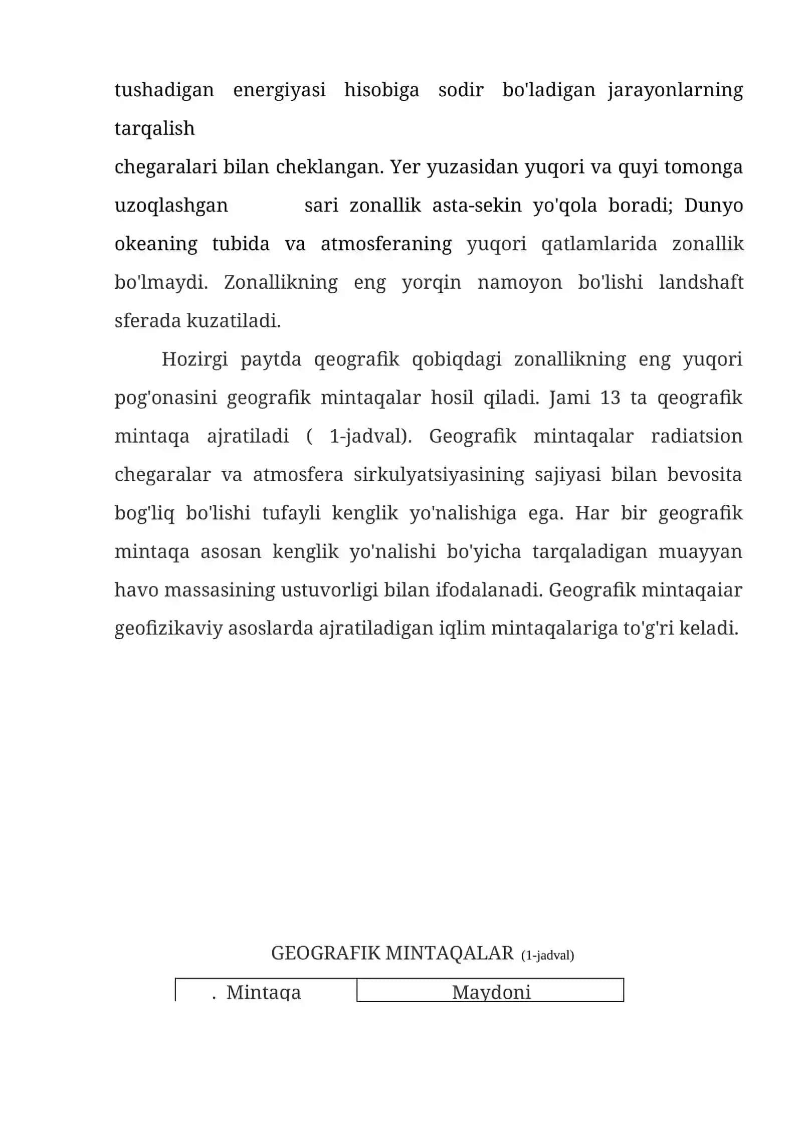 GEOGRAFIK QOBIQDA ZONALLIKNING NAMOYON BO’LISHI 4