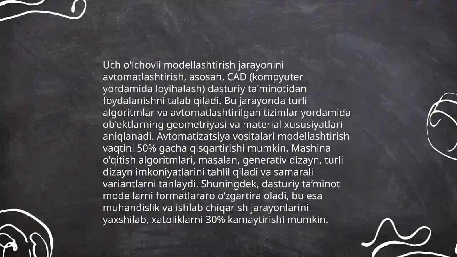 Catia va Nx avtomatlashtirilgan loyihalash tizimlarining imkoniyatlari va mashinasozlikda qoʻllanilishi 4