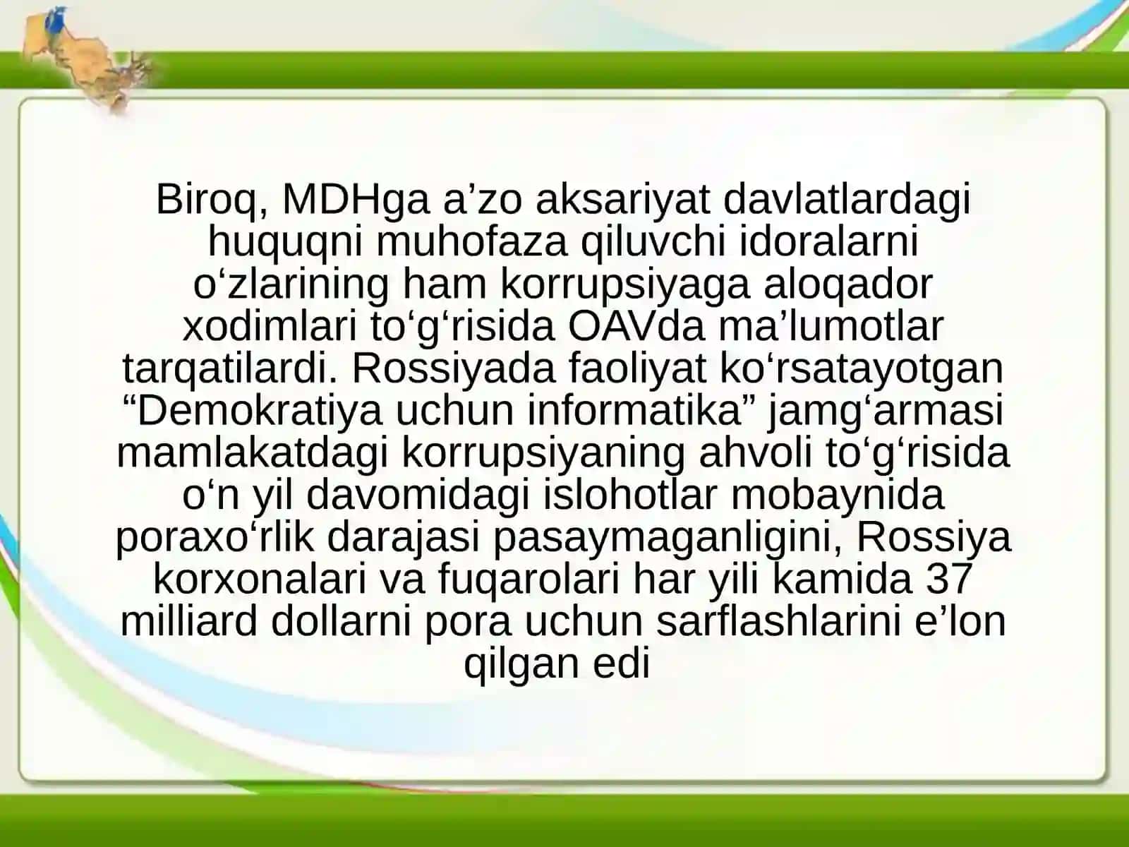 Tibbiyot sohasida akorupsiyaga qarshi kurashning profilaktik chora tadbirlari 4
