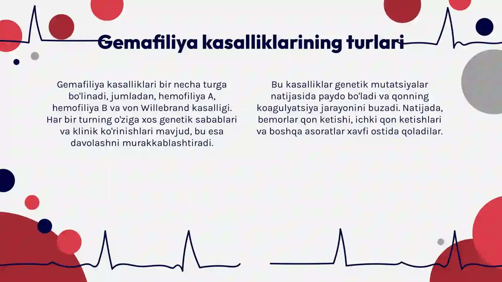 Nasliy gemafiliya kasalliklari 4