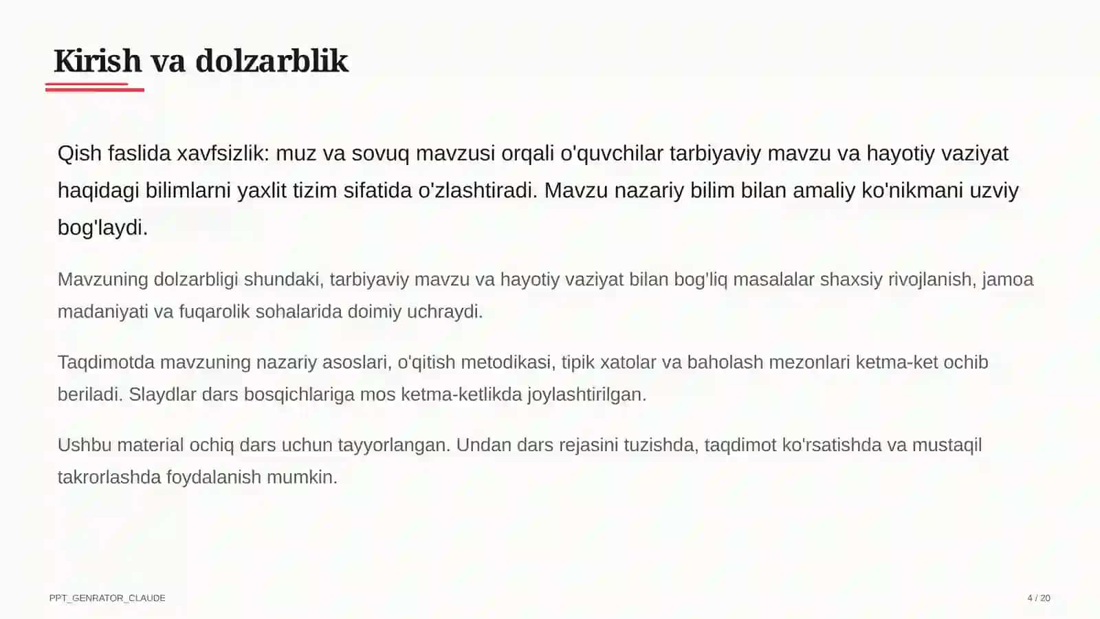 Qish faslida xavfsizlik: muz va sovuq 4