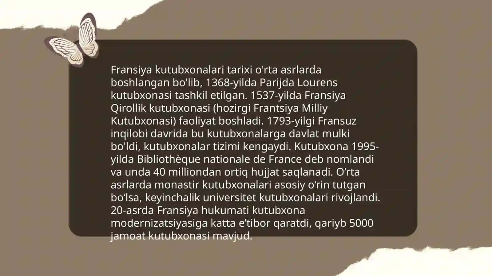Uygʻonish davrida Fransiya, Italiya kutubxonasi 4
