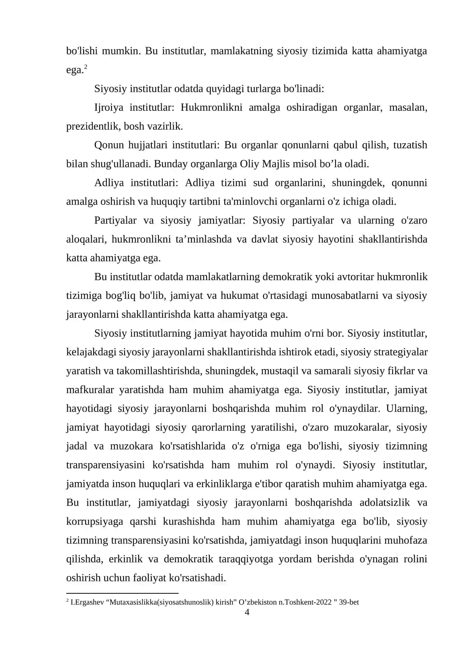 Siyosiy institutlarning turkumlashuvi hamda vazifalari 4