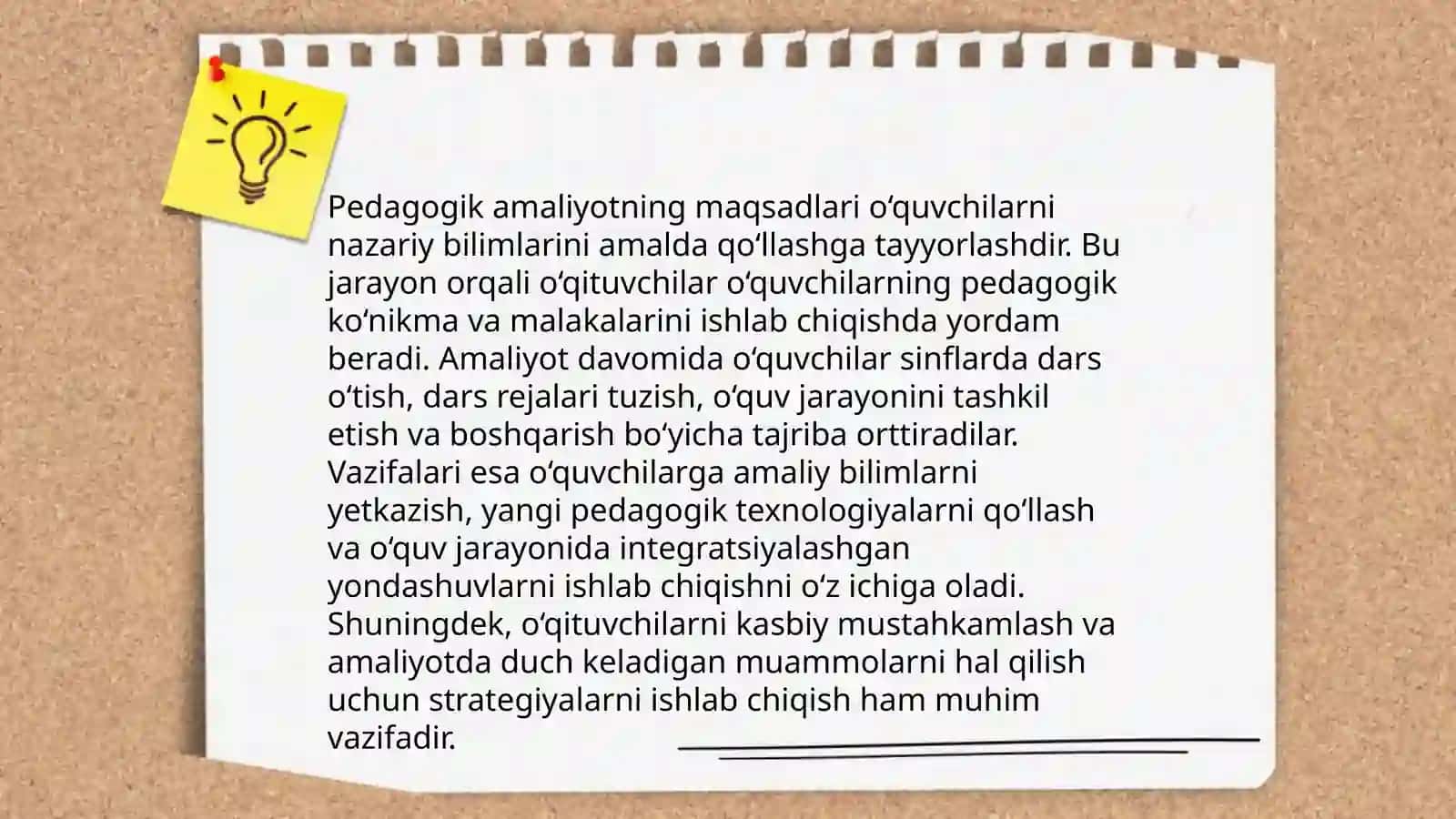 Malakaviy pedagogik amaliyot hisoboti 4