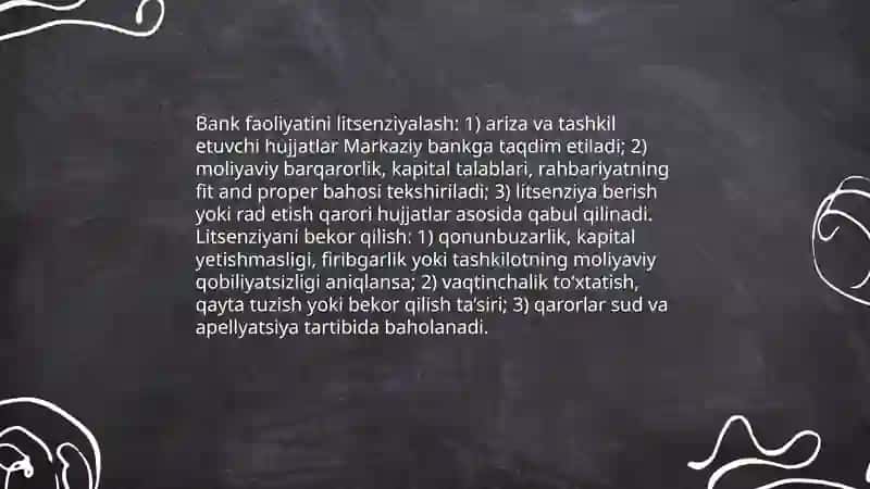 Bank menejmentining huquqiy asoslari 4