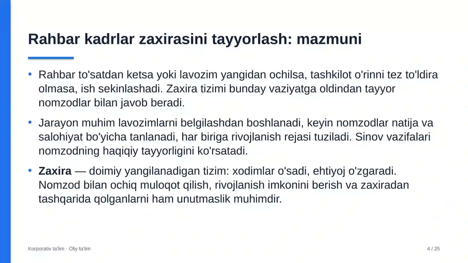 qurilish nazorati inspeksiyalarida rahbar kadrlar zaxirasini tayyorlash 3202 4