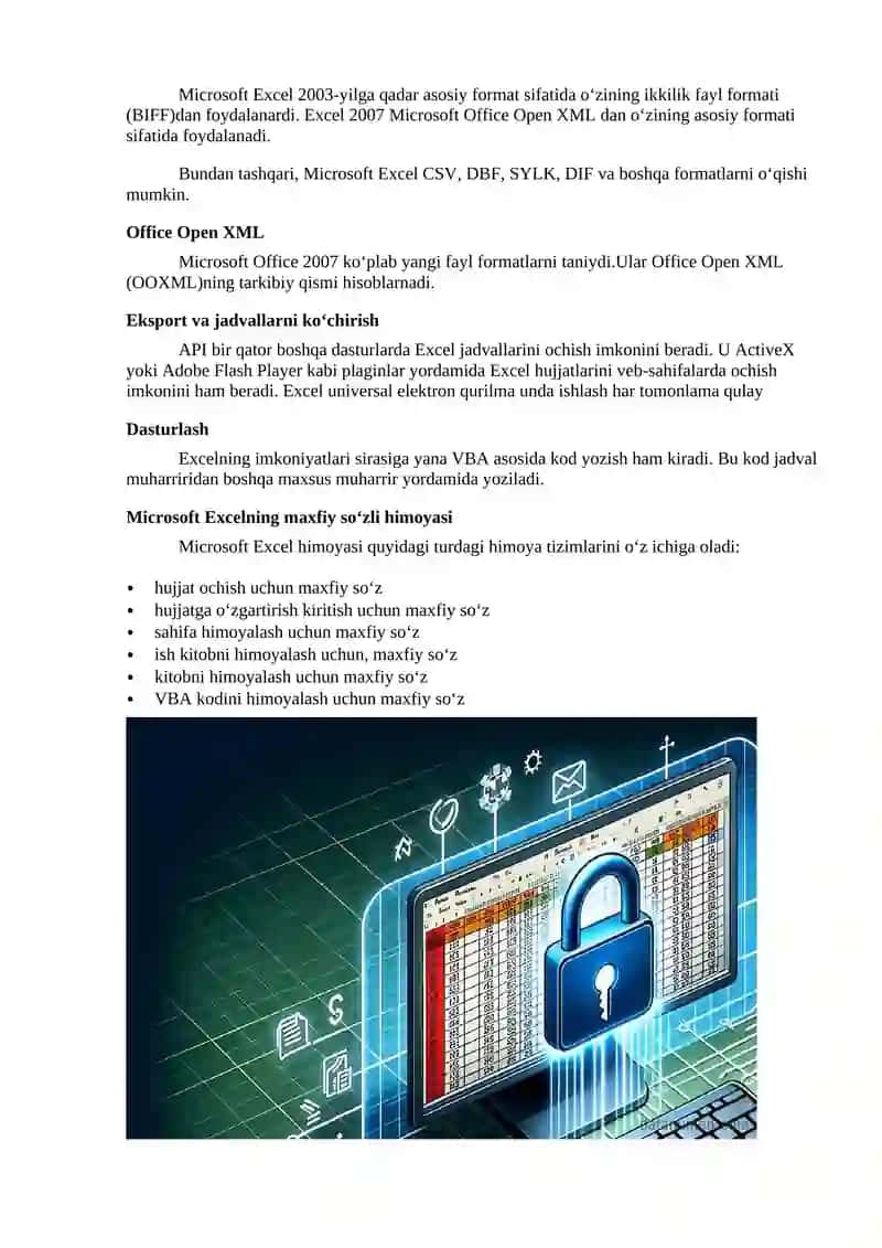 Microsoft Excel 4