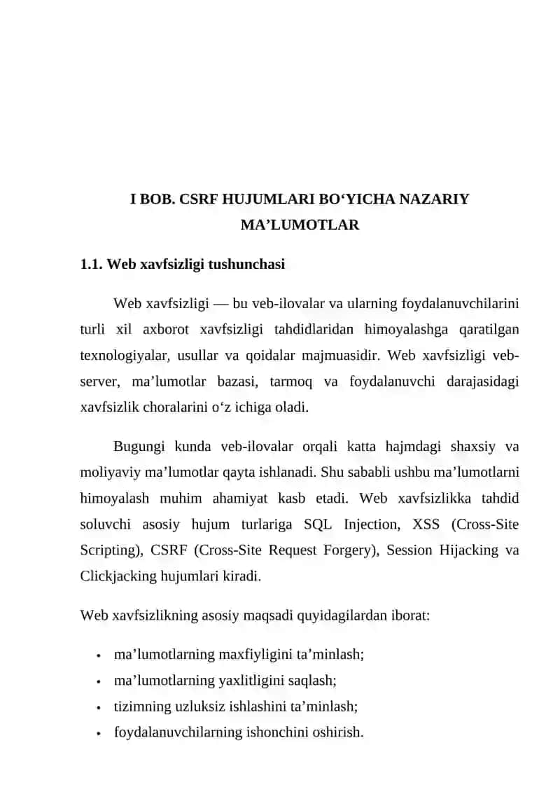 CSRF (Cross-Site Request Forgery) hujumlari 4