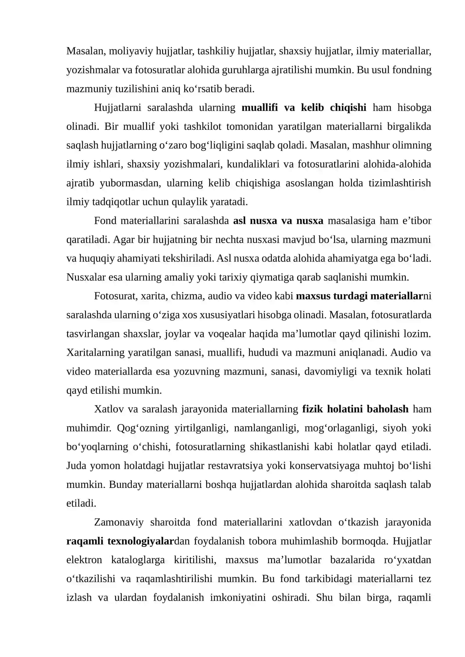 MUZEY ZAXIRA FONDLARIDA SAQLANAYOTGAN KOʻRGAZMALAR KATALOGINI TUZIB CHIQISH 4