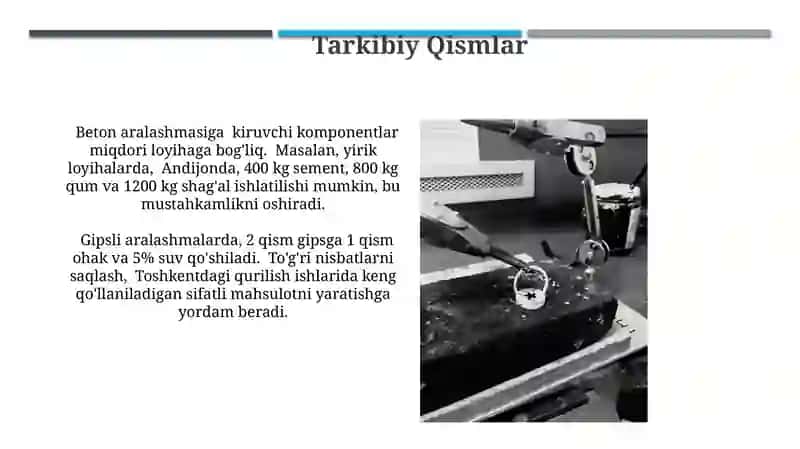 Birikma tayyorlash texnologiyasi 4