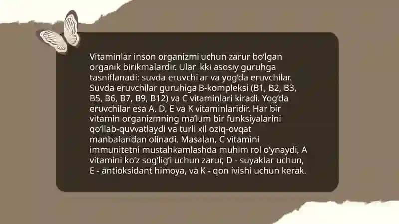 Organizmda vitaminlar roli 4