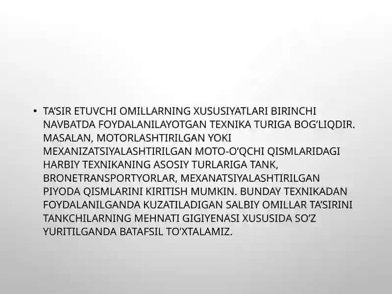 Harbiy mehnat gigiyenasi 4