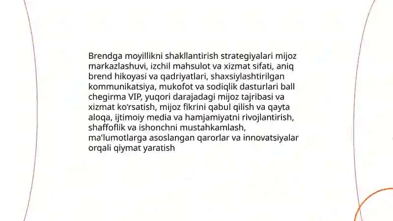 Brendga moyillik va uni boshqarish 4