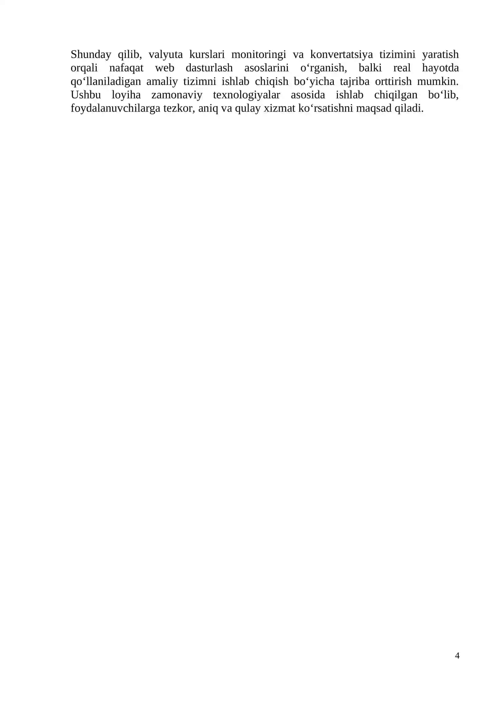 Valyuta Kurslari Monitoringi va Konvertatsiya Tizimi 4