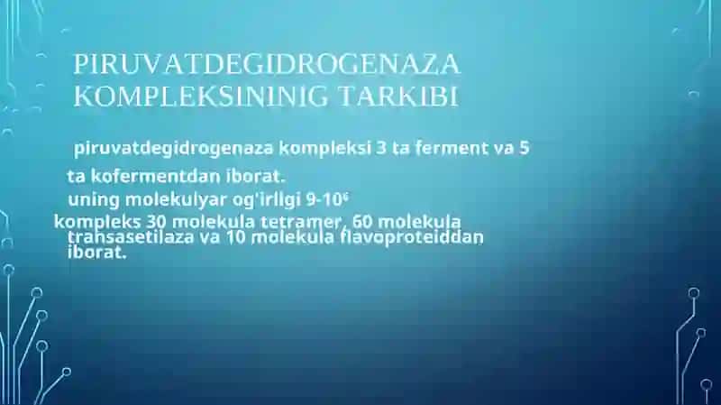 Katabolizmning umumiy yòllari 4