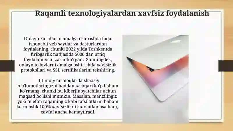 Media va axborot savodxonligi raqamlashuv davrining asosiy talabi hamda raqamli gigiyena va niteket 4