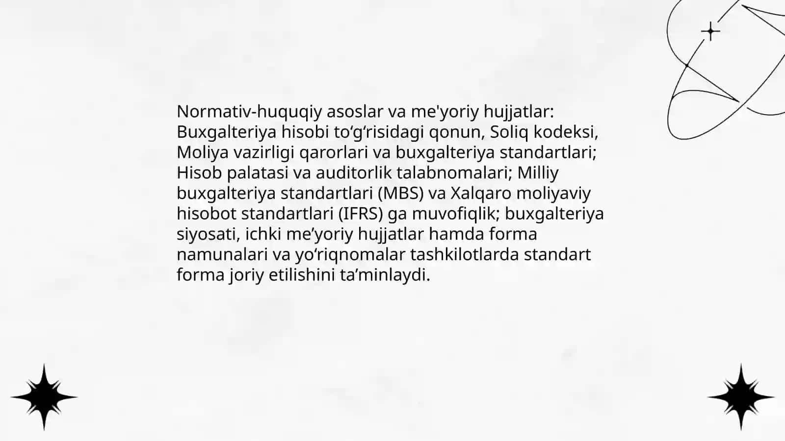 Buxgalteriya hisobining standart formasi 4