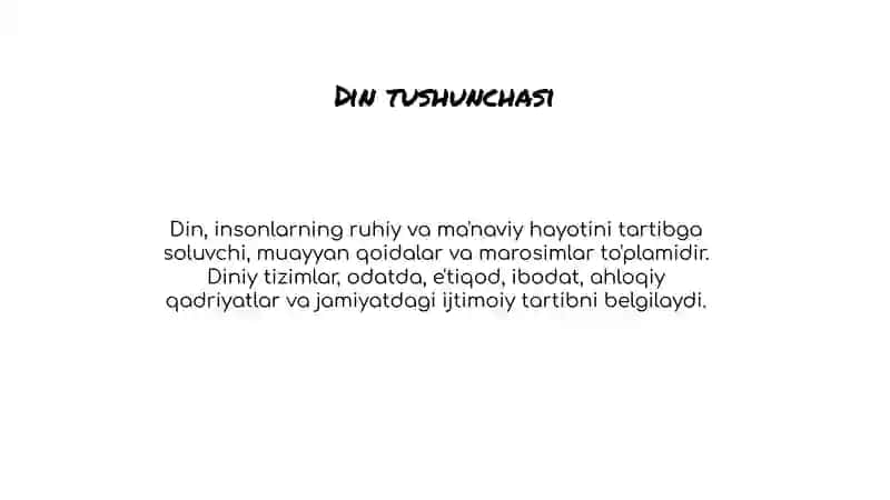 Din va Hurfikrlilik Mavzusida Prezentatsiya Tayyorlash 4
