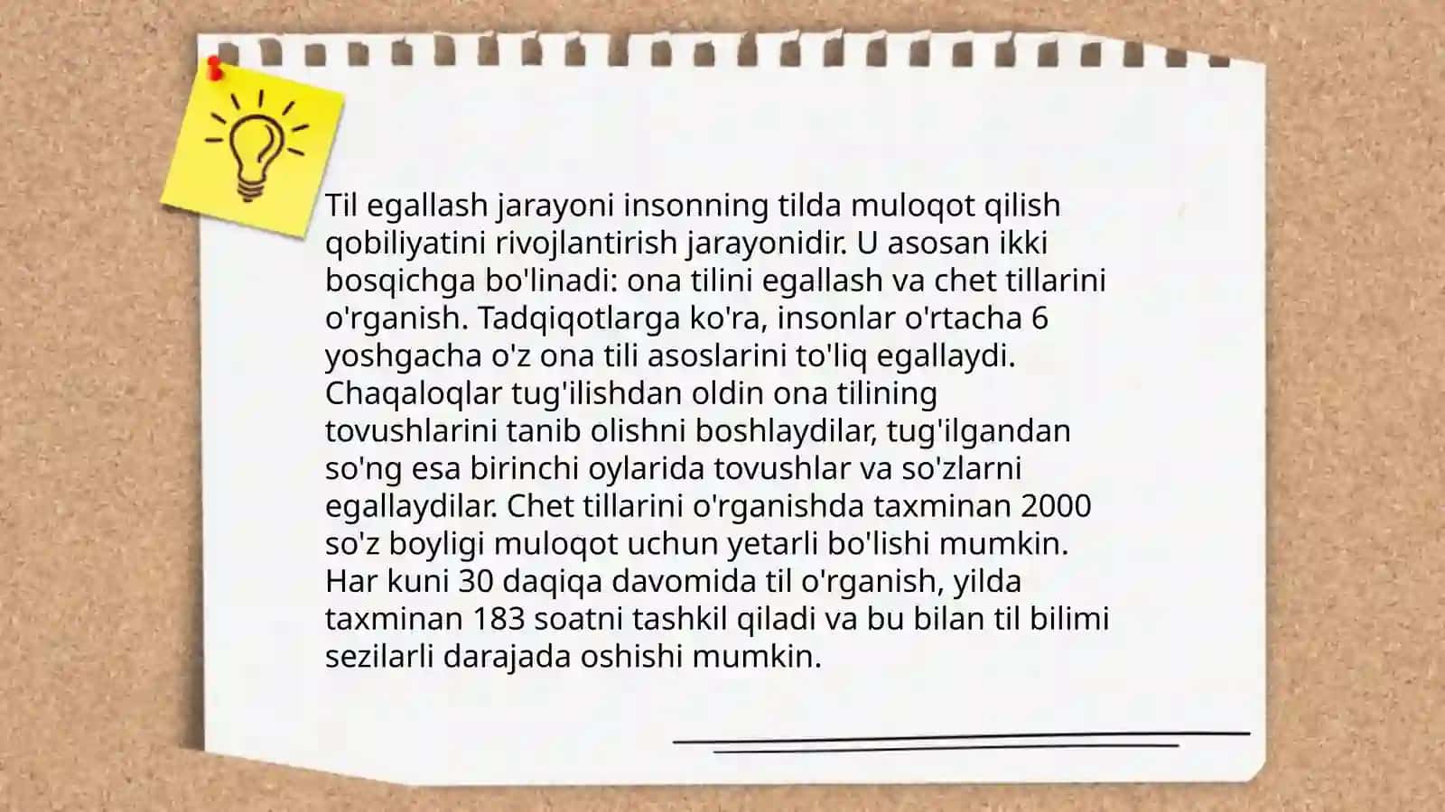 Nutqiy faoliyat ontogenezida tilni egallash konsepsiyasi 4
