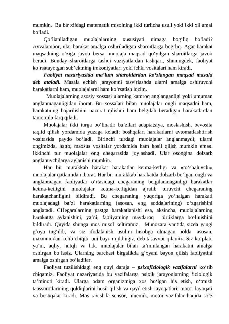 FAOLIYAT 4