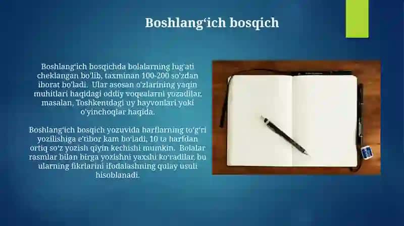 Yozuv va uning rivojlanish bosqichlari 4