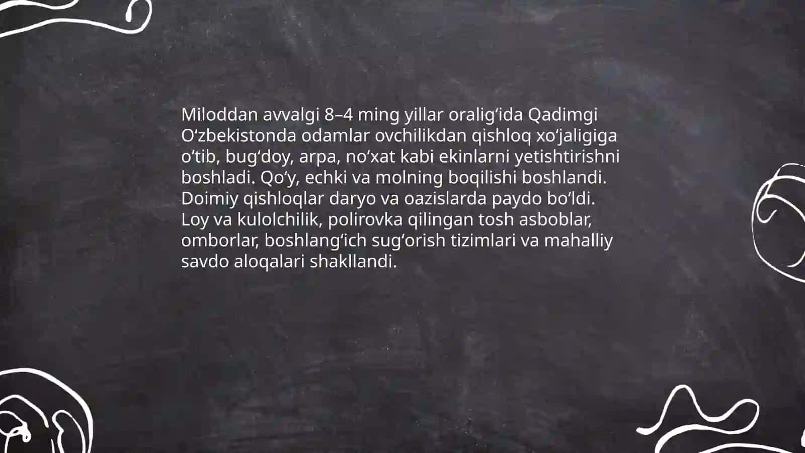 Qadimgi Oʻzbekiston tarixi 4