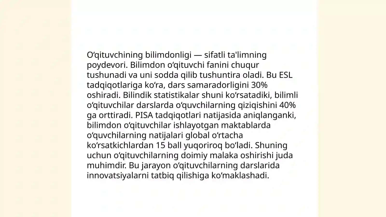 Yan Amos Komenskiyning o‘qituvchi shaxsiga qo‘ygan talablari 4