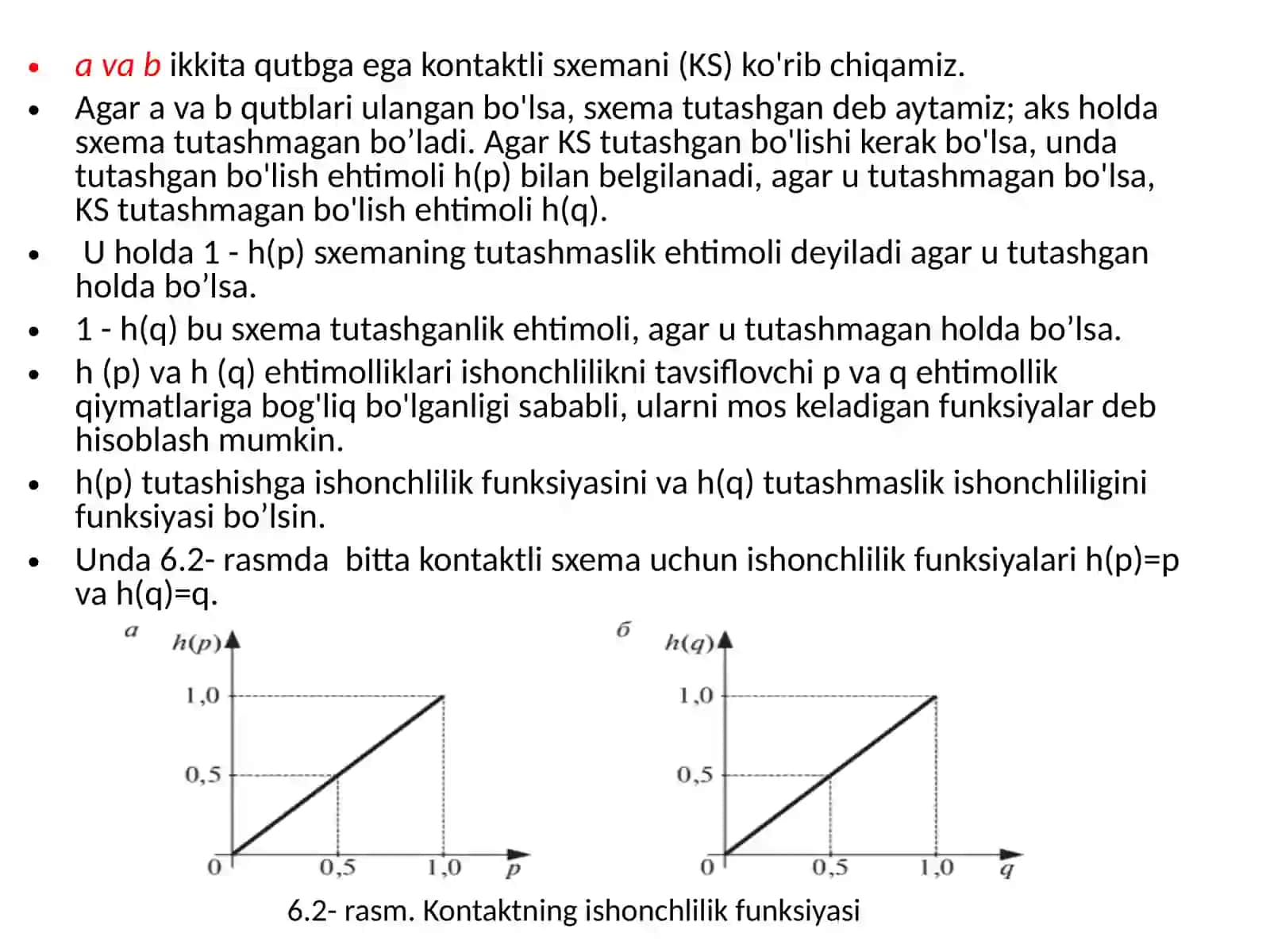 Diskret qurilmalar ishonchli g'ishlarining oshirish usullari 4