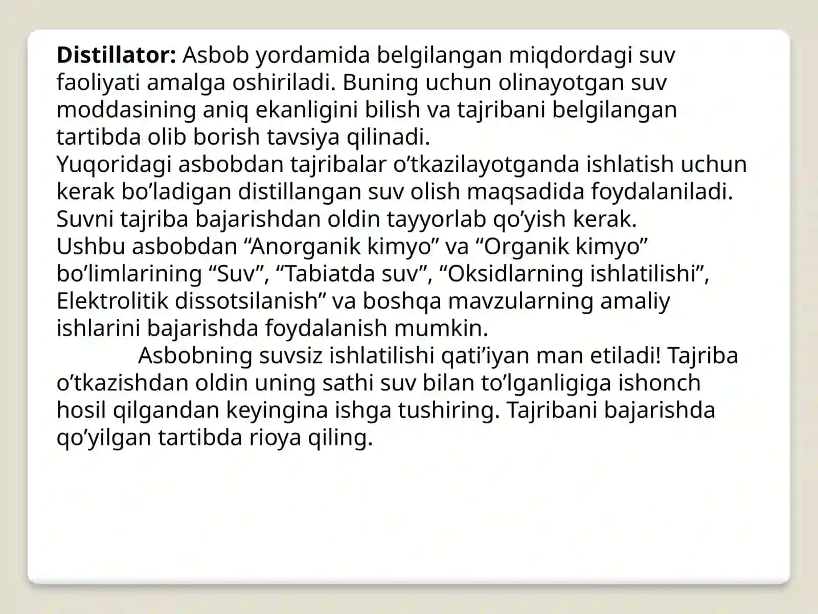 Kimyo laboratoriya xonasining mebellari va jixozlari 4