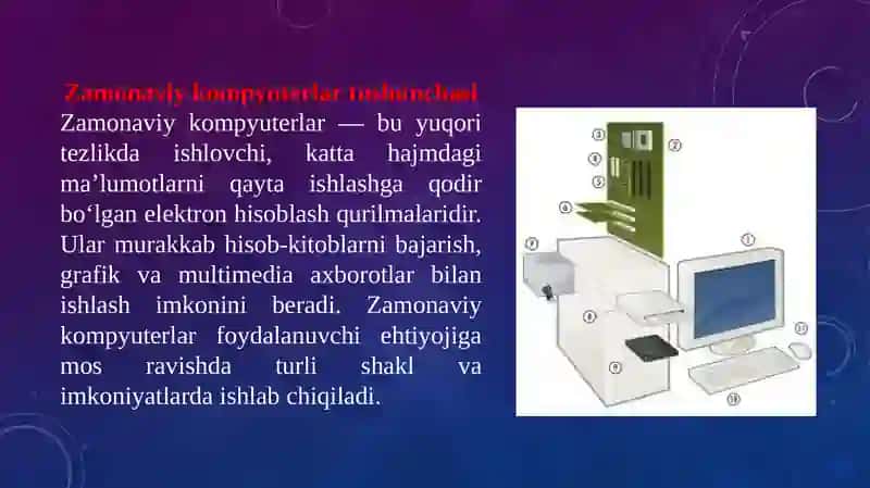 Zamonaviy kompyuterlar 4