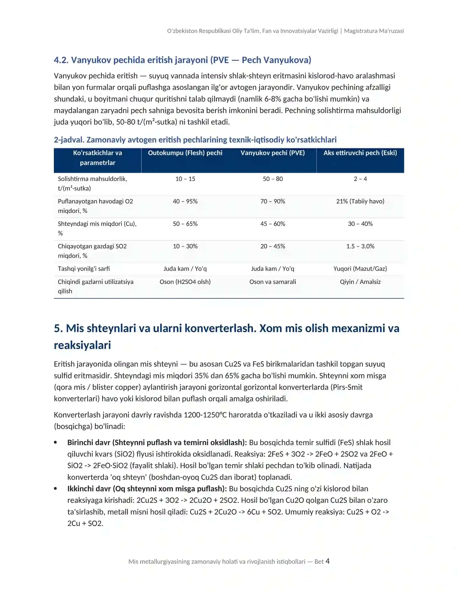 MIS METALLURGIYASINING ZAMONAVIY HOLATI VA RIVOJLANISH ISTIQBOLLARI 4