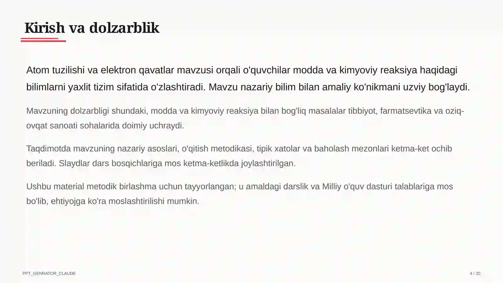 Atom tuzilishi va elektron qavatlar (8-sinf) 4