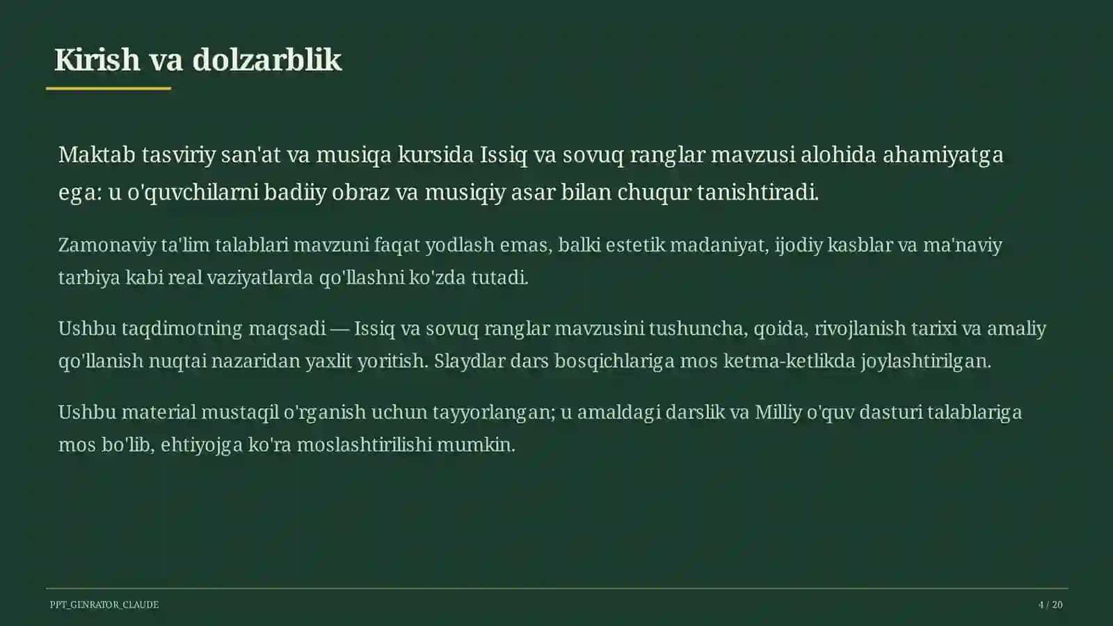 Tasviriy san'at va musiqa (1–7) 4