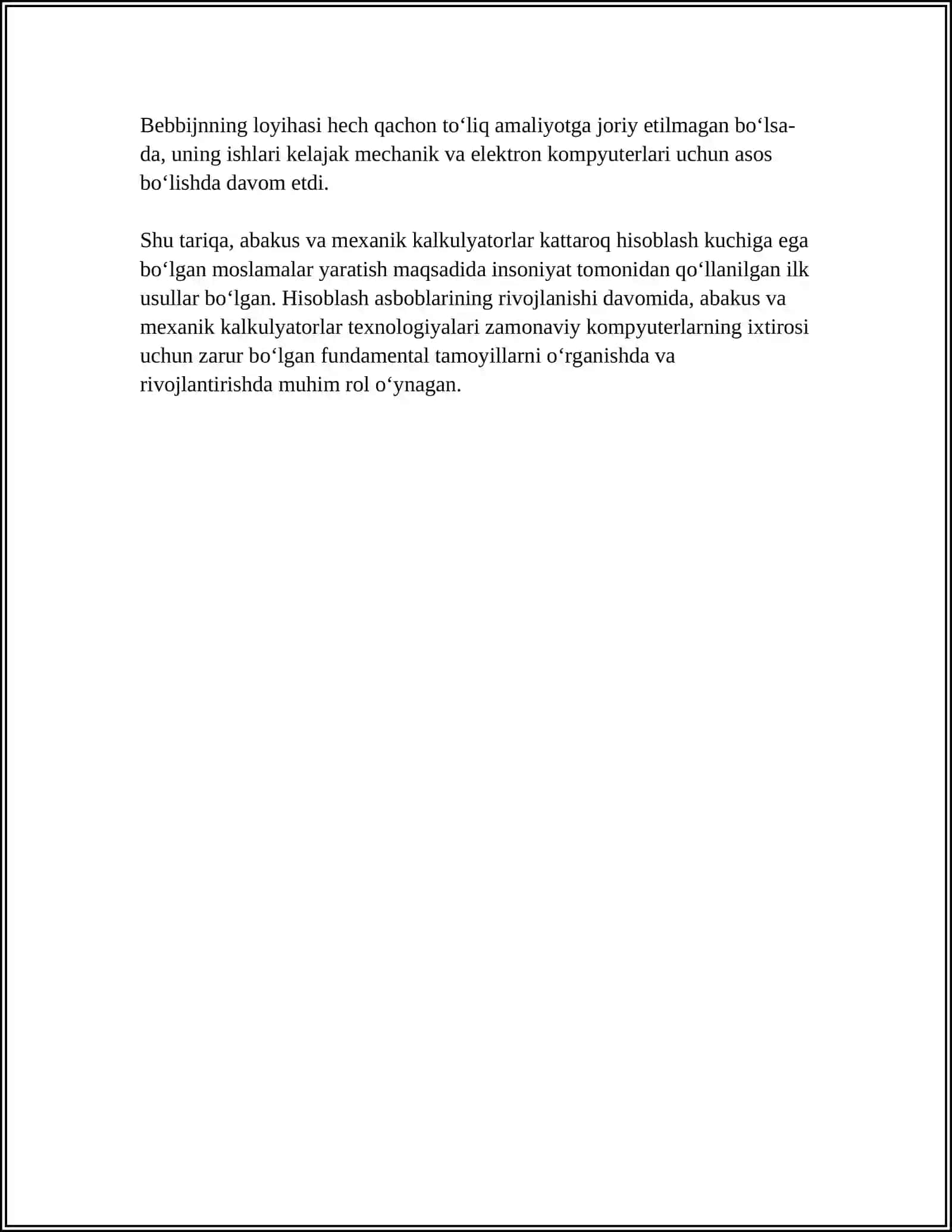 KOMPYUTERNING RIVOJLANISH TARIXI 4