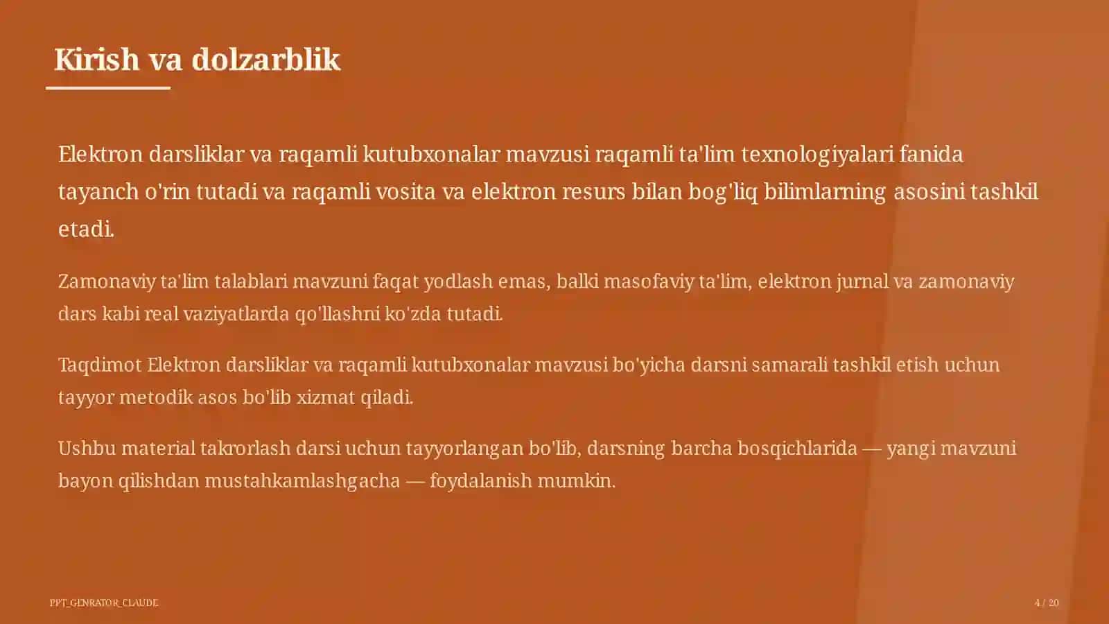 Elektron darsliklar va raqamli kutubxonalar 4
