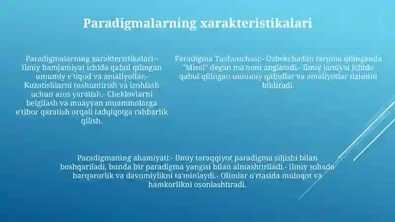 Paradigma Tushunchasi Va Mohiyati 4