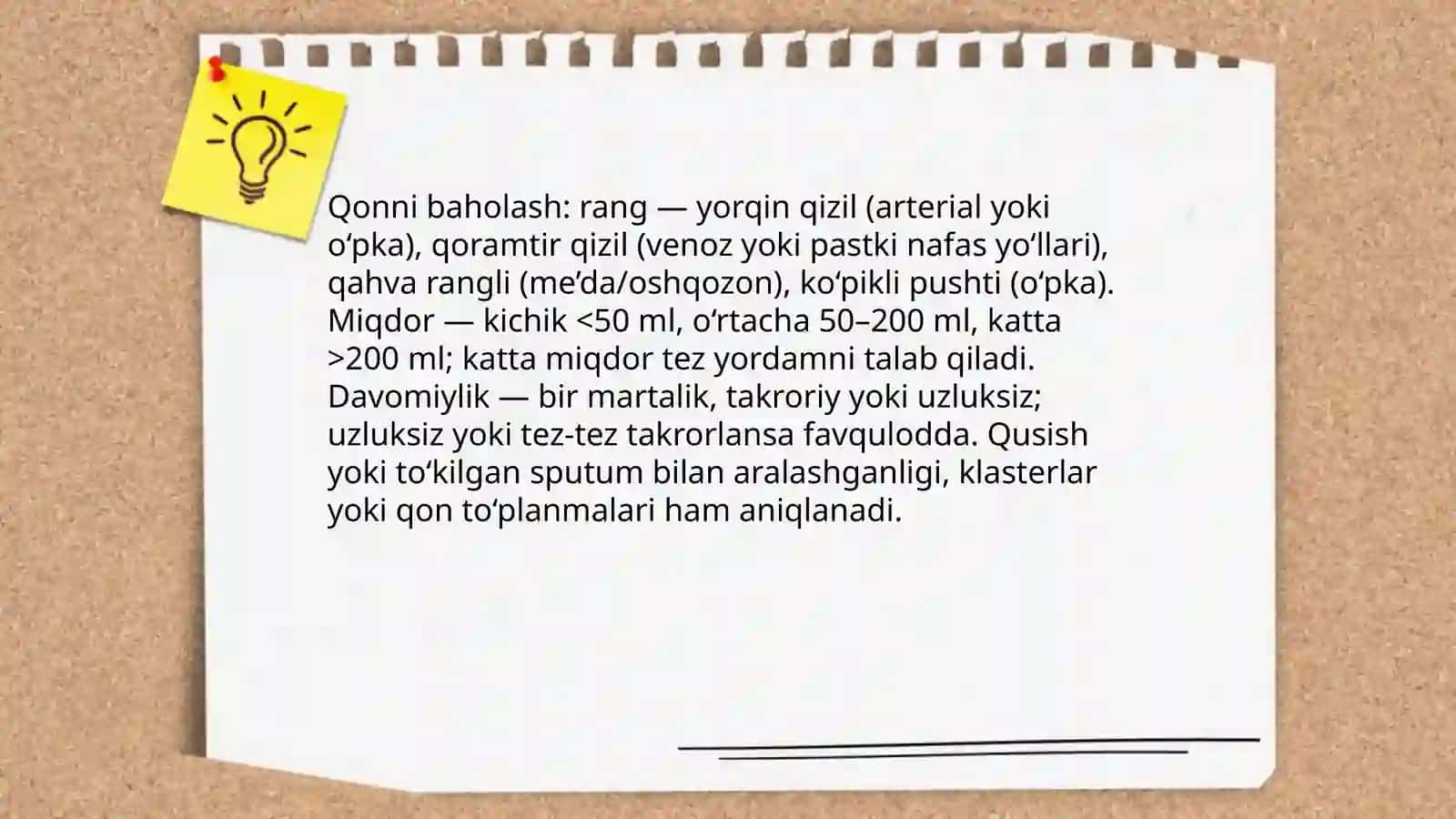 Oʻpka va meʼdadan qon ketganda birinchi tibbiy yordam 4